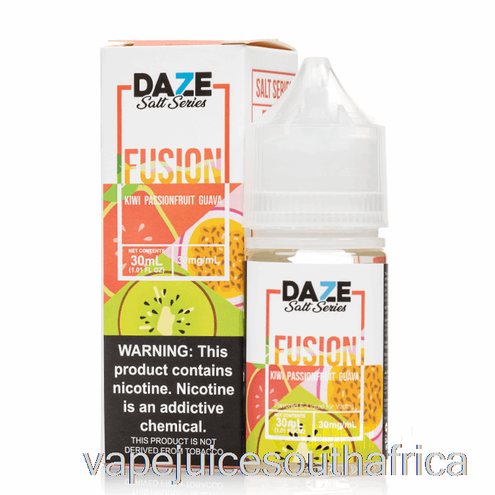 Vape Juice South Africa Kiwi Passionfruit Guava - 7 Daze Salts - 30Ml 30Mg